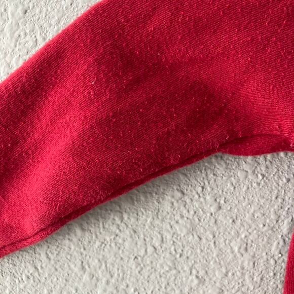 Petit Bateau Long Sleeve Gifts Cadeaux Bear Mouse Bodysuit - Red - 3M - Picture 6 of 7